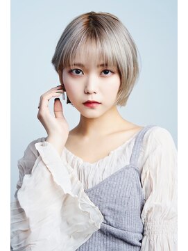 ユニックス モザイクモール港北店(UNIX) 【UNIX港北】切りっぱなしボブ#ラベージュ#ニュアンスカラー