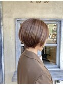骨格に合わせた丸みショート◎