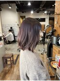 バイオレットピンク/可愛い髪色で似合わせます。五反田美容室