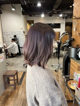 ディッシュ 五反田(dish) バイオレットピンク/可愛い髪色で似合わせます。五反田美容室
