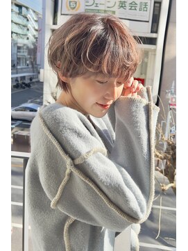 ロンドプロフィール 浦和(Lond profil) Lond.海気　ショートボブ　ニュアンスパーマ