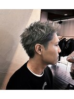 ヘアークリエイト ポライト(hair create Polite) スパイキーショート　シルバーカラー