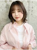 髪質改善イノアカラー×美髪☆韓国風レイヤーボブ[仙台]