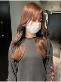 韓国ヘアヨシンモリ×ナチュラルブラウン