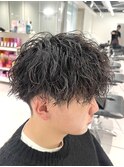 ★刈り上げマッシュ×縦落ちツイスパ【松戸/メンズ】