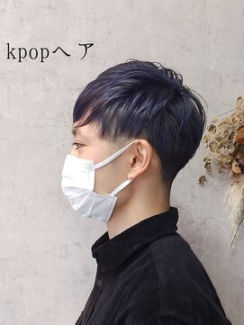 セブンルックス(7LOOKS) (新スタ)ブルーグレージュk-popマッシュ