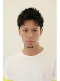 アップバングベリショのかっこいい清涼ヘア