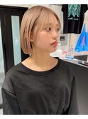 【YOKE】ミルクティーベージュハイトーンカラーカーキベージュ