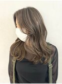 細めハイライトメルティカラー/フェミニンロング/表参道