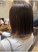 切りっぱなしボブ