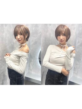 顔周りのラインが重要なショートスタイルに自信あり◎再現性の高いカットをご提供します！[大宮]