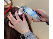 丁寧な頭皮チェック＆カウンセリング〔髪質改善/縮毛矯正/髪質改善縮毛矯正/髪質改善ストレート〕