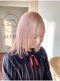 ◇細めハイライトくすみベージュフェイスフレーミング[船橋]