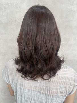 ルノン(LUNON) 暗めカラーグランマッシュデザインカラーフェイスフレーミング