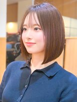 ルエ(rue)&nbsp;ひし形ショートボブ×前下がりボブ×ミニボブ前髪あり20代30代