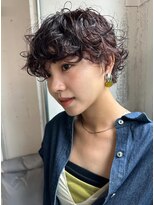 アルテヘアー(arte HAIR)&nbsp;【arteHAIR】アンニュイな質感のハンサムショートパーマ