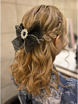 セットサロンフレアの写真/推し活,歓送迎会,クリスマスデートにも*最先端のヘアビューロンを使ってさらに可愛く♪ [新宿駅ヘアセット]