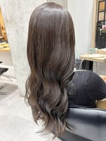 ディーエックス ウエスト(Dxxxx WEST)&nbsp;透明感ベージュ［韓国/顔周りカット/イルミナカラー］