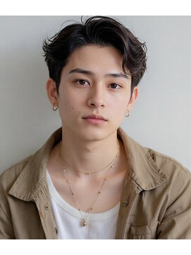 オグジュアリー 表参道(aux.) 無造作◎ラルフカール×ニュアンスパーマ30代