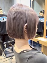 エリマバイフィフス 調布(elima by fifth) 調布白髪ぼかしレイヤーボブベージュアッシュグレージュカラー