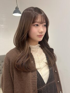 ラヴィズム 長岡店(LUVISM) 韓国/顔周りレイヤー/ダブルカラー/ベージュ/前髪新潟長岡宮関