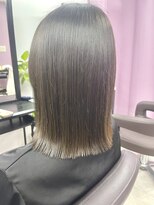 アヴァンス 難波店(AVANCE.)&nbsp;プツッと感の可愛い切りっぱなしボブ