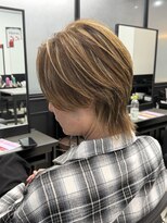 メンズラピス 栄店(Men's Lapis) メンズハイライトバレイヤージュカラー動き束感スタイル