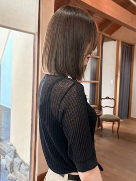 サロンエフ(salon f) 【オリーブベージュ×ロブ】