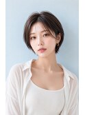 ショートボブ髪型20代30代40代50代前髪あり前髪なし面長丸顔越谷