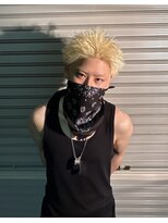 ロックス バイ マグ 松本(rocks BY MAG)&nbsp;ストリート王道ブロンド/スパイキーショート束感◎