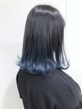 モリオフロムロンドン 大宮店(morio from London) 【morio坪井】ケアブリーチ ×ブルーグラデーション