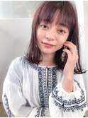 小顔×オリーブカラー×ハイライトカラー×イルミナ×新宿店