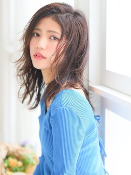 カイノ なんばエキカン店(KAINO) 【KAINO】小顔レイヤー×無造作カール×デザインカラー