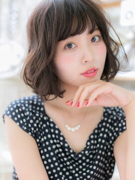 カバーヘア 上尾西口店(COVER HAIR) ★くすみカラーダークアッシュゆるふわ小顔ボブ20代30代40代★7!