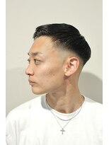 レンゲン(LENGEN)&nbsp;束感刈り上げビジネス七三ツーブロックアップバング２０３