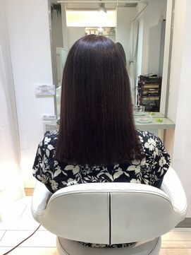 ルスリー 田園調布店(Lsurii) 【田園調布髪質改善】純度100%トリートメント＋カット＋縮毛矯正