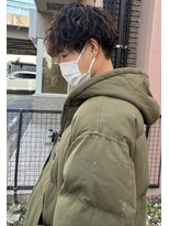 ハグ 横浜(HUG)&nbsp;波巻きパーマ＊メンズマッシュ