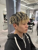 パーク バイ クリーム 大宮(PARK by CREAM)&nbsp;【メンズパーマ】ブリーチツイストスパイラルパーマ