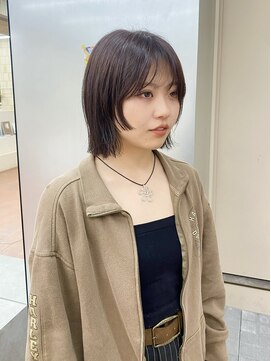 パークレーン アイス イヴェン(park lane ICI yeven) ブラウンカラー×顔まわり姫カット