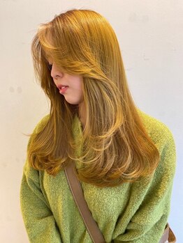 バディヘア アムル(BUDDY HAIR amour)の写真/【矢場町駅徒歩1分】お洒落な白髪染めから、ブリーチ/ポイントカラーまで、どんなデザインもお任せ◇