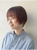 サラサラ仕上げのマッシュラインショート