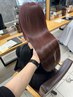 【ダメージレス】トレンドフルカラー+髪質改善オージュアトリートメント 