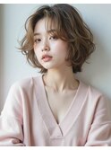 ★20代30代40代/小顔似合わせカットショートレイヤーボブ012