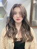 ワンホンヘア巻き下ろしorストレート￥2,000　ロング料金なし
