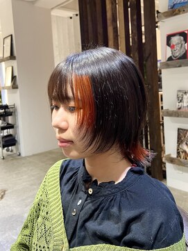 グラッド(GLAD.) ショートウルフカットミディアムウルフ顔まわりレイヤーカット