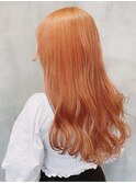 オレンジ　ダブルカラー　ペールカラー　ビタミンカラー