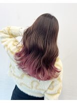 イース バイ アンブルリュクス 北千住(Ease by amble luxe)&nbsp;裾ピンク