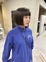 ヘアー アイス ルーチェ(HAIR ICI LUCE) ボブ/ミニボブ/ハイトーンボブ/ベージュカラー/大野