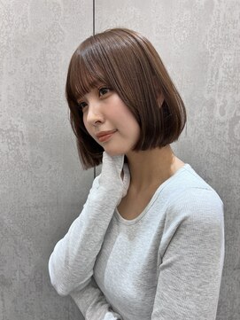 サンド 鹿児島中央(sand) @sei___sand同じスタイルで3way／韓国ボブ／切りっぱなしボブ