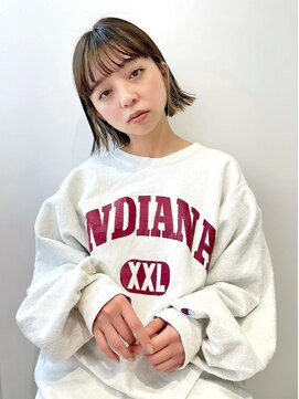 ソト 銀座(soto.) ハイライトカラー/くびれヘア/レイヤーパーマ/ミニボブ[銀座]